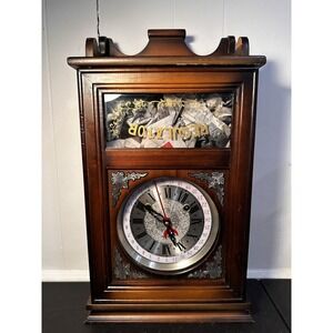 ALARON ANTIQUE VINTAGE WIND UP PENDULUM REGULATOR 31 DAY CHIME WALL CLOCK